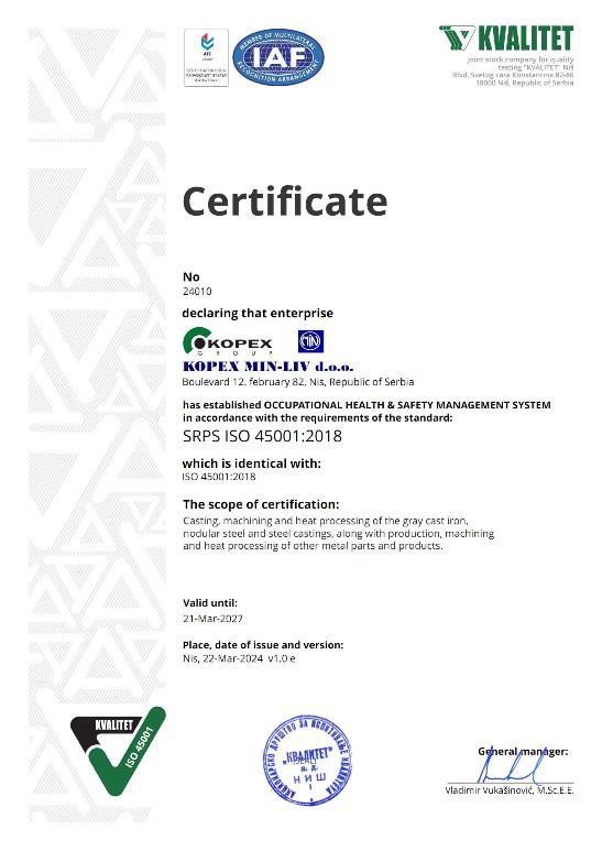 SRPS ISO 45001:2018